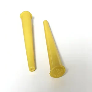 19*109mm Child Resistant POP TOP Squeeze Cone PP Plastic Tube for Medicine Packaging Empty