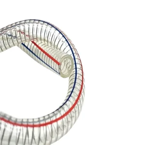 19 mm Transparent PVC Spiral Hose Soft Steel Wire Industrial Use High Pressure Water/Air Hose Durable Flexible 50/100m Length