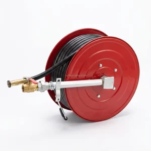19mm 36m Australian Standard Fixed Fire Hose Reel with Brass Nozzle Cold Rolled Steel Easy Operation
