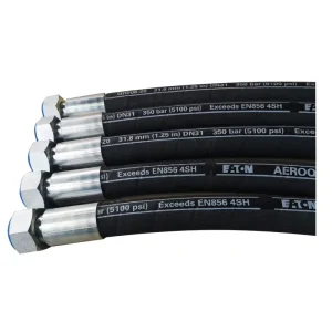 1SN 2SN 3SN 4SP 4SH 6SH High Pressure Synthetic Rubber Hose Assembly Steel Wire Braided Reinforcement Cutting for Heavy