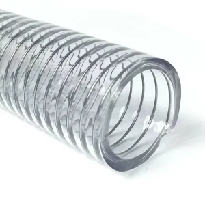 1inch Food Grade Steel Wire Pipe Tpu Hose for Transport Milk Juice Alcohol Safety Plastic Steel Wire Hose