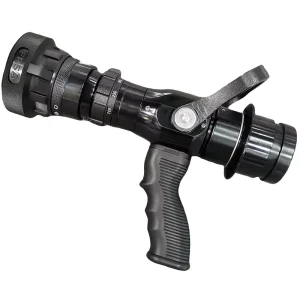 2/2.5″ Handline Fire Nozzle for Firefighting Fire Hose Spray Water Nozzle Selectable Flow Pistol Grip Jet Spray Fire Hose Nozzle