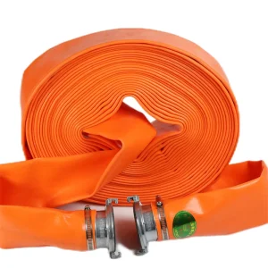 2 3 4 6 8 Inch High Pressure Polyester Fiber Flat Hose PVC Layflat Hose for Water Irrigation System Water Discharge