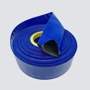2 3 6 8 inch 4 bar Double Layer PVC Layflat Hose with Braided Yarn for Agricultural Irrigation Lay Flat Pipe for Water Discharge