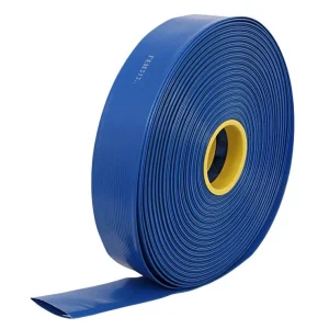 2 4 6 8 Inch Agricultural Irrigation PVC Layflat Hose Red & Blue Lightweight Flexible High Pressure Pump Water Discharge Hose