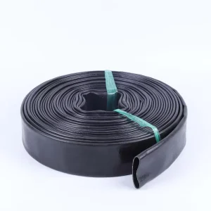 2 4 6 8 Inch Black PVC Lay Flat Hose Durable Agriculture Flexible Irrigation Water Discharge Hose Canvas Hose