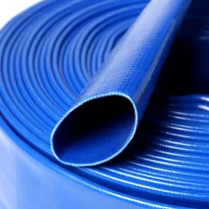 2-4 Inch Flexible PVC Lay Flat Water Hose Puncture Resistant ISO Certified for Farm Irrigation Resistant to Severe Cold Sunlight