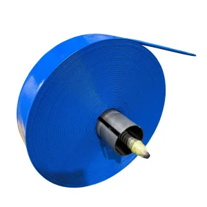 2 6 Inch Durable Blue PVC Lay Flat Water Hose High Pressure Irrigation Hose with Cutting Service Customizable Length