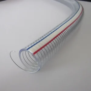 2″ Clear PVC Wire Hose Durable Suction Wire Hose for Vacuuming