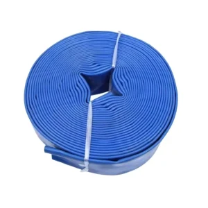 2″ Cold and Sun Resistance Pvc Flat Special Blue Flat Irrigation Fiber Braided Pvc Gadren Lay Flat Hose Hose