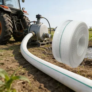 2 Inch 100m High Strength Woven Layflat Hose 7 Bar W.P for Agricultural Irrigation Water Transfer
