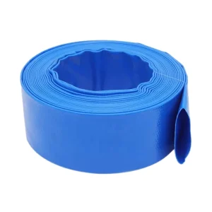 2 Inch 4 Bar 100m PVC Layflat Hose High Pressure Durable Lightweight Flexible Water Discharge Fitting Connector Reel
