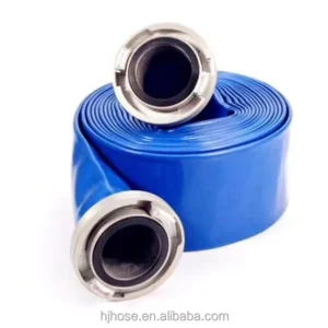 2 Inch 4 bar 58 psi 100m Flexible PVC Drip Irrigation Hose Pipe Agriculture Lay Flat Hose With Couplings
