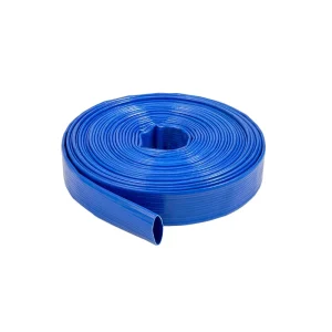 2 Inch 52mm Diameter Blue Anti UV Agriculture Irrigation Flexible PVC Lay Flat Garden Hose Reels Watering Pipe Polyester Yarn