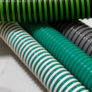 2 Inch Flexible PVC Corrugated Ribbed Hose for Grain, Sand & Bulk Material Conveying