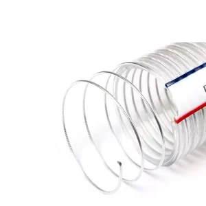 2 Inch Flexible Spiral Steel Wire Reinforced Transparent Spring Water Pump Hose Pipe PVC Steel Wire Hose Pipe