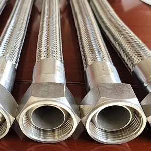 2 Inch Industrial Stainless Steel Steel Wire Braided Flexible Metal Hose with Cutting Service for Oil and Gas Applications