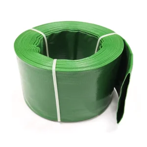2 Inch PVC Braided Lay Flat Agricultural Irrigation Hose High Pressure Durable Flexible 100m Anti Corrosion Heat