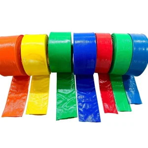 2 Inch PVC Lay Flat High Pressure Discharge Water Irrigation Hose with Cutting Service