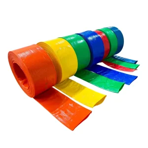 2 Inch PVC Lay Flat Irrigation Hose High Pressure Flexible Lightweight Anti UV Water Soft Hose