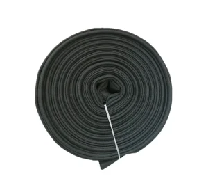 2 Inch Rubber Lining TPU Lay Flat Black Moisture and Mildew Resistant Industrial Drainage Water Supply Hose
