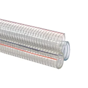 2 Inch Spiral Coil Reinforced Durable Flexible PVC Steel Wire Hose Pipe Conveys Water