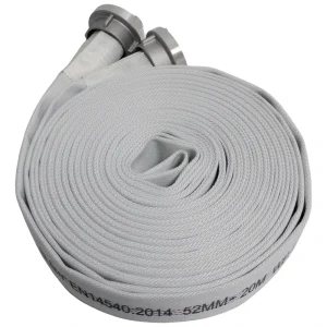 2 Inch Water Discharge Flexible Layflat Hose EN14540 Approved with Brass Storz Couplings