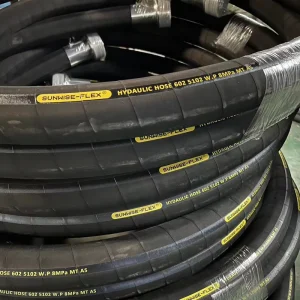 2 Layer Steel Wire Braided Hydraulic Hose EN853 2SN SAE100 4SP 4SH 1/4-2 Inch High Pressure Rubber Oil Hose for Excavator