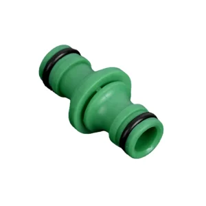 2 Way Garden Hose Connector Joiner Coupler Watering Water Pipe Tap Male Green