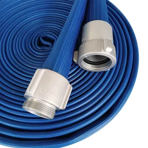 2.25 Inch Flexible NBR Agricultural Hose Drip Irrigation Lay Flat Water Rubber Pipe with Custom Cutting Service