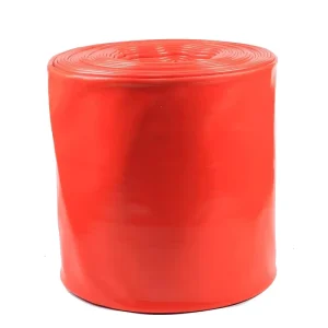 PVC Layflat Discharge Water Hose 10 20 Inch Blue Custom Length Cutting Service Irrigation Hose High Pressure Hose