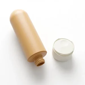 200ml HDPE Squeeze Bottle with Flip Top Cap Plastic Cosmetic Tube Bottle for Body Lotion Shampoo and Shower Gel