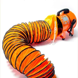 200mm 400mm 600mm Portable Electric Ball Bearing Axial Blower Fan OEM Workshop Extractor with 5 Meter Air Duct Hose