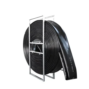 200psi 12inch Flexible Soft Oil Polyurethane TPU Layflat Water Lay Flat Hose with SS316 Groove Couplings