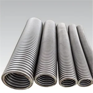 201 High Pressure High Temperature Forged Stainless Steel Braided Corrugated Flange Hose Exhaust Engine Applications Hexagon