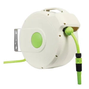 20meters 82FT Garden Wall mounted Hose Reel Cover Water Hose Reel Garden