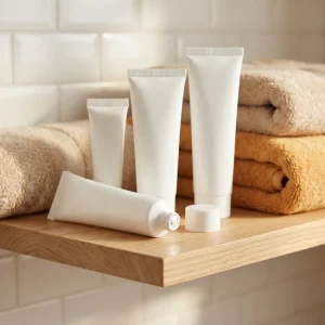 20ml 30ml 50ml Custom Multi-layer Plastic Cosmetic Tubes Empty White PE Squeeze Tube for Skin Care Lotion Screw Cap
