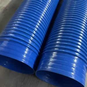 20mm-300mm Flexible PVC Corrugated Hose Industrial Ventilation Sewer Vacuum Exhaust Hose Cutting Service Custom Length Available