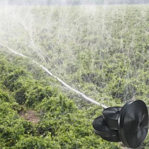 20mm Black PE Rain Spray Hose Irrigation 100m Length Easy Installation Agricultural Water Saving Irrigation System