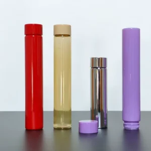 22*120MM PET Bottle Plastic Empty Pre Tubes With Screw Cr Caps