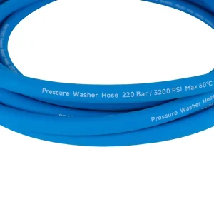 220 Bar Polyester Reinforced Washer Hose for Sewer Jetting Blue Color Coded