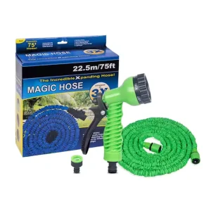 25/50/75/100/125/150/200ft Expanding Magic Garden Hose Expandable Hose With Spray Nozzle