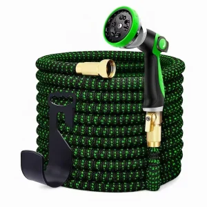 25/50/75/100FT Expandable Flexible Garden Hose Water Hose with Plastic Fittings