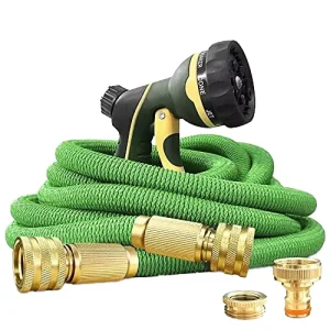 25 50 75 100FT Retractable Garden Hose Green Rubber Release Paper Box Stick On Easy to Use and Durable CNS Standard