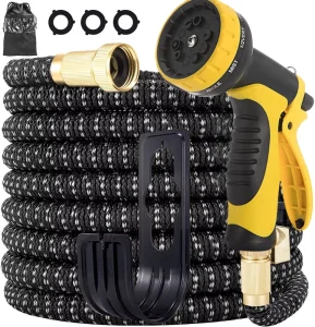 25~200FT Expandable Garden Water Hose Lightweight Durable Garden Water Hose for Lawn Watering