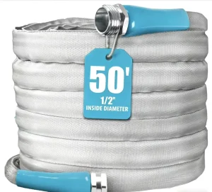 25FT 1 2″ High Pressure Garden Hose With Aluminum Male Female Connectors Heavy Duty Durable Water Pipe