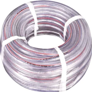 25mm 50mm 75mm 102mm Factory Supplier PVC Spiral Steel Wire Reinforced Water Pipe Air Rubber Suction Garden Hoses