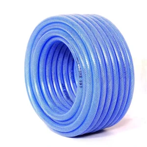 25mm PVC Fiber Braided Reinforced Garden Hose Reel PVC Plastic Water Hose with 50m Length