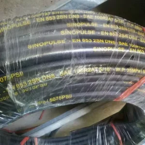 2SN Steel Wire Braid Rubber Hydraulic Hose For Construction Machine