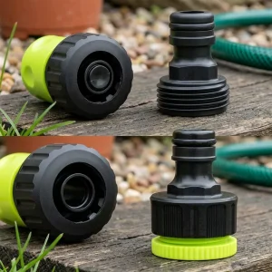 3/4 1/2” Adjustable Hose Pipe Connector Quick Hose Pipe Joint Garden Irrigation Car Washing Fitting Water Hose Pipe Connector